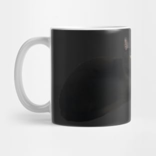 Black Cat Loaf Mug